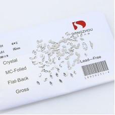 DZ 2004 4*2mm navette shape glass flatback stone for nail art (1440pcs/pack) DZ 2004 4*2mm navette shape glass flatback stone for nail art (1440pcs/pack)